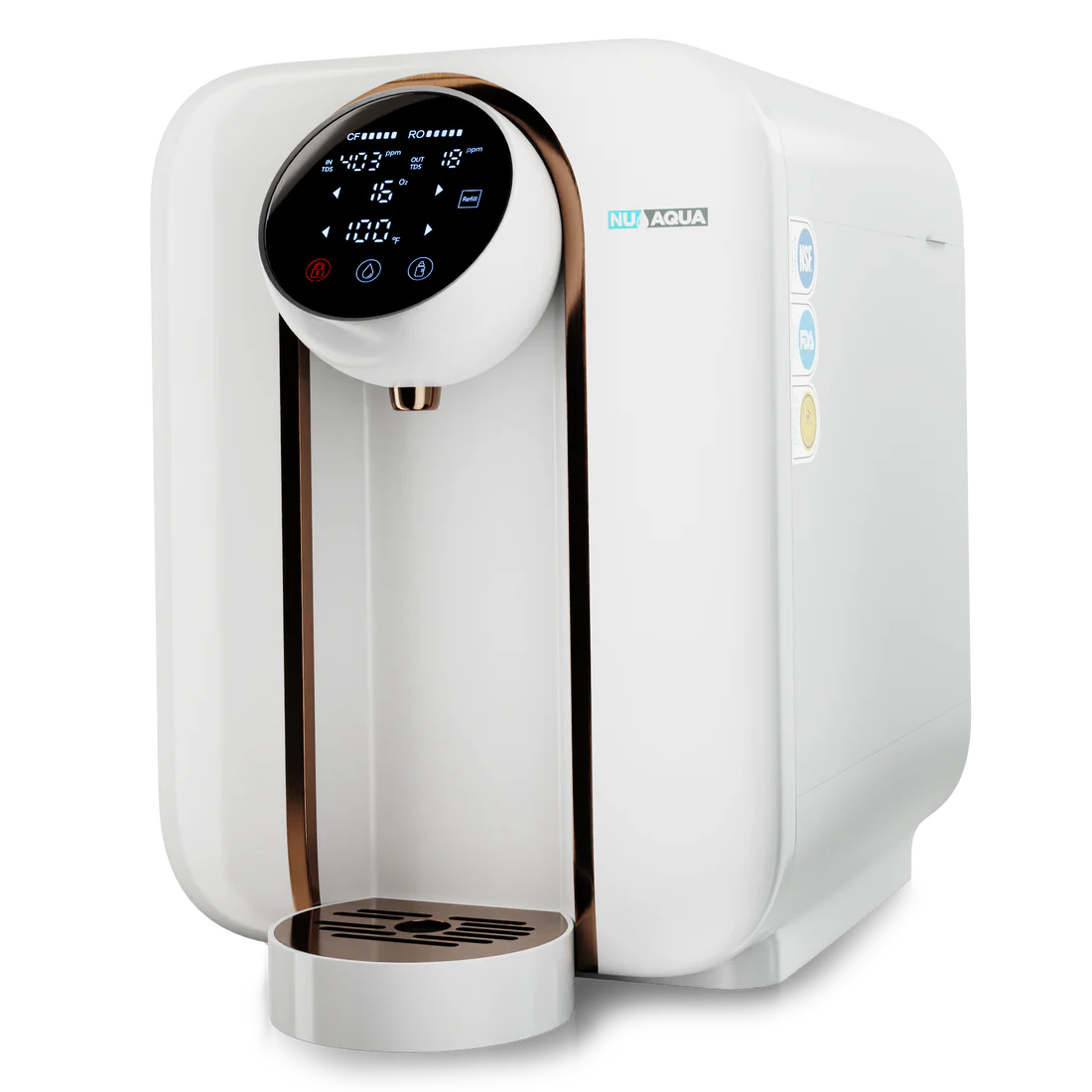 NU Aqua 4-Stage COUNTERTOP Reverse Osmosis System with Hot Water