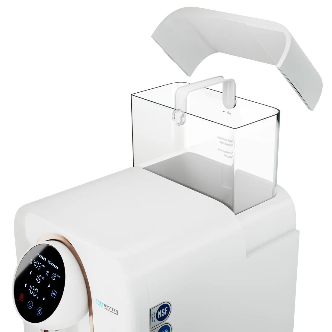 NU Aqua 4-Stage COUNTERTOP Reverse Osmosis System with Hot Water