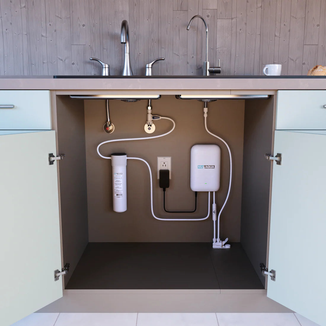Tankless RO system with Purified - Mineral Enhanced ALKALINE Water & Ultra Violet Disinfectant