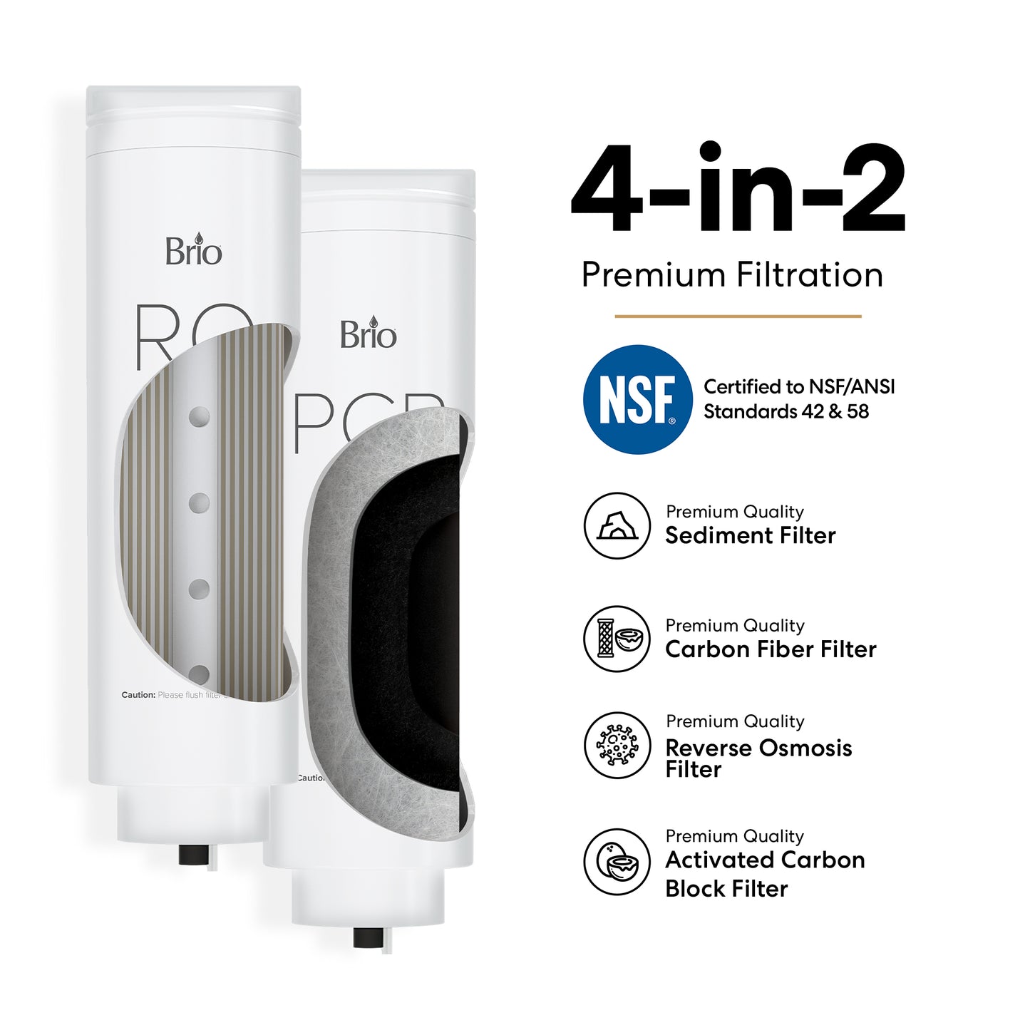 Tankless RO system with RO and Filtered Water Options