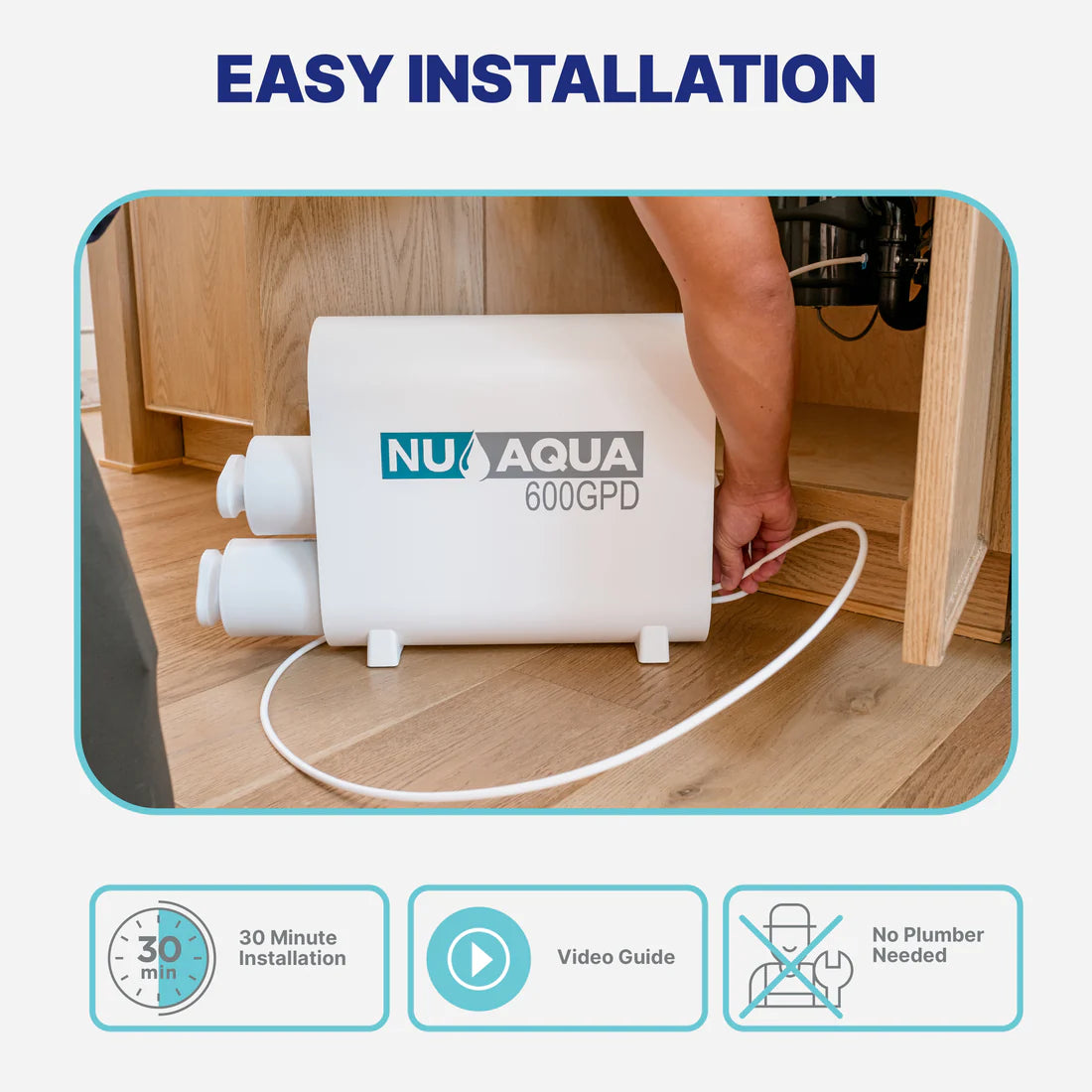 For Purchase - Under the sink Reverse Osmosis with Mineral Enhancing Alkaline filter.