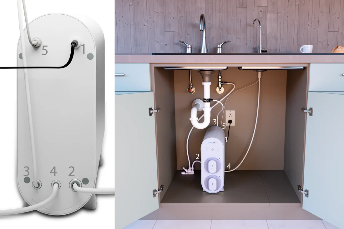 Tankless RO system with Standard Silver Faucet *FOR PURCHASE*