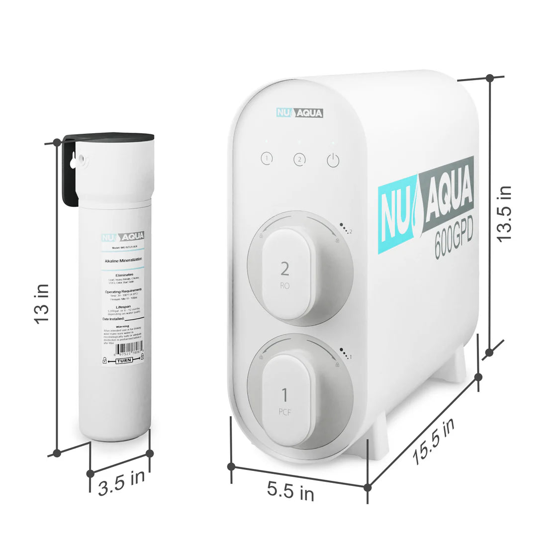 For Purchase - Under the sink Reverse Osmosis with Mineral Enhancing Alkaline filter.