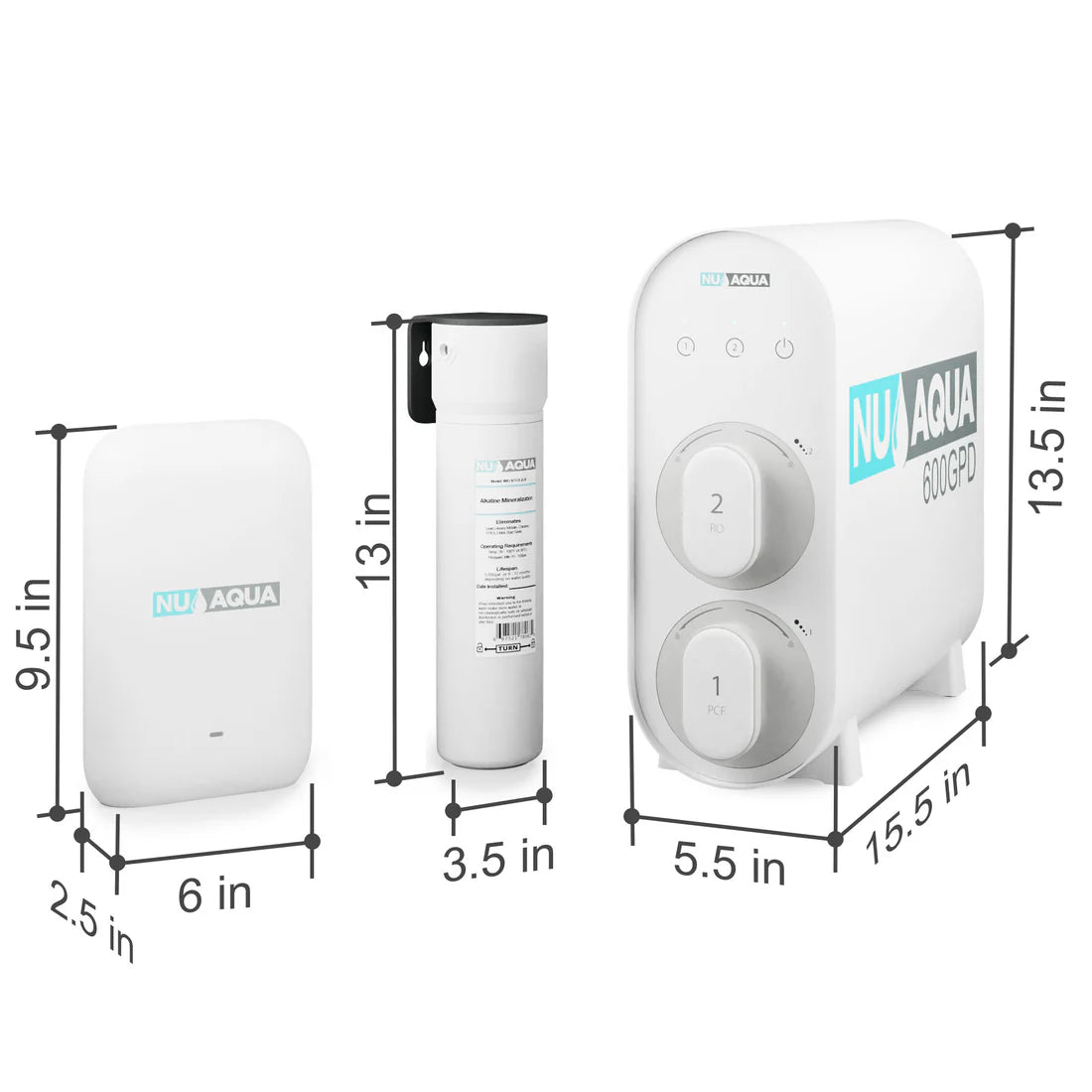 Tankless RO system with Purified - Mineral Enhanced ALKALINE Water & Ultra Violet Disinfectant
