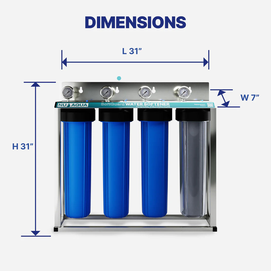 4 Stage Whole House Water Filtration System With SOFTENER!- For *RENT* $129.95/Month - FREE Install - FREE Service & Replacement Filters !!!